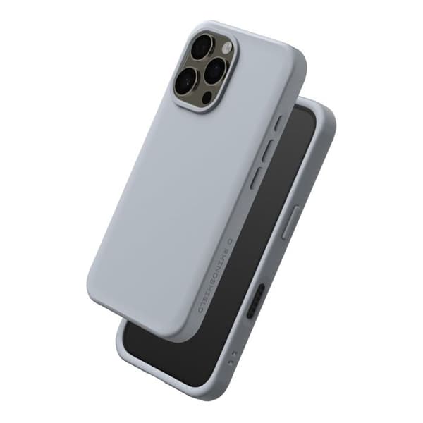 Skyddsfodral för iPhone 16 Pro Max RHINOSHIELD Modell SolidX Stötsäker Grå