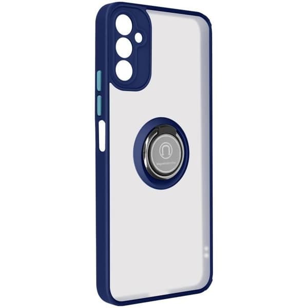 Coque - Samsung - Galaxy A14 - Blå - Polykarbonat + Silikon - Videostöd