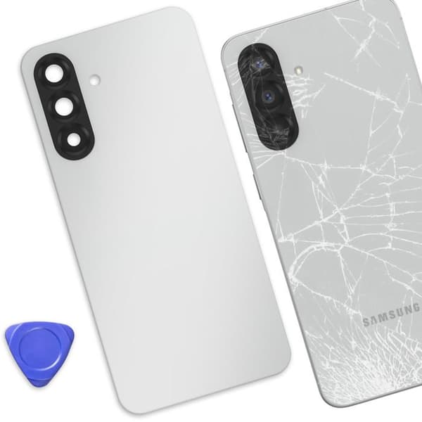Originalt batteripaket för Samsung Galaxy A56 Hållbart skydd Ljusgrå