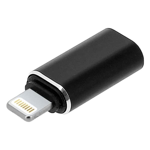 Lightning Hon USB C Adapter Laddning och synkronisering - Silvergrå