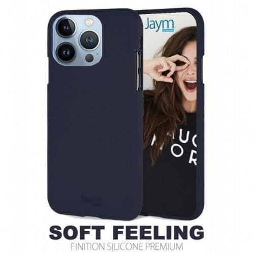 Fodral till Apple iPhone 14 Premium Soft Feeling Jaym Blue