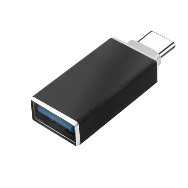 Adaptör - AVIZAR - USB-C - Snabb datatransfer - Svart