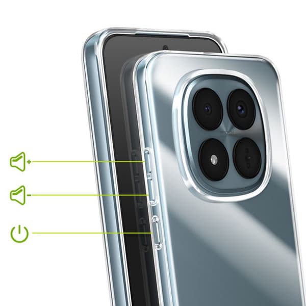Siliconfodral för Redmi Note 15 Pro Plus 5G, Stötsäkert, Mayaxess, Transparent