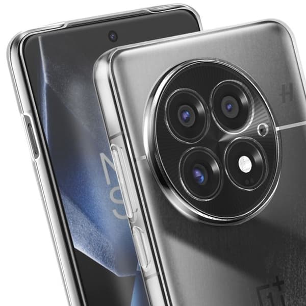 Coque - OnePlus 13 - Flexibelt silikon - Transparent - Stötsäker