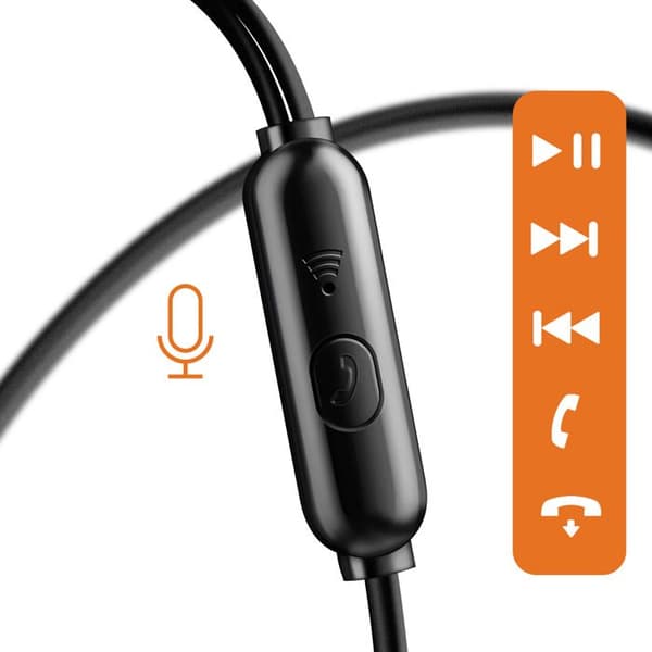 Sovhörlurar Lightning för iPhone / iPad med Bluetooth och mikrofon LinQ Svart