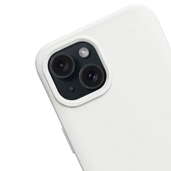 iPhone 15 MagSafe Flexibel Stötsäker SolidX Serie Rhinoshield Vit