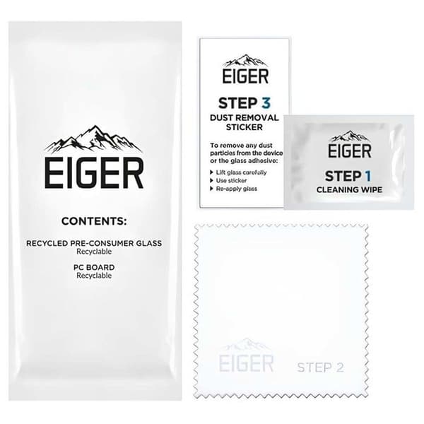 Härdat Glas - EIGER - iPhone Air - Antispion - 9H - 0,33 mm