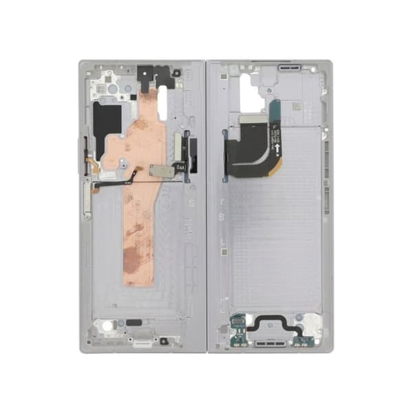 Originalt Centralt Chassi för Galaxy Z Fold 6 Service Pack Samsung Grå