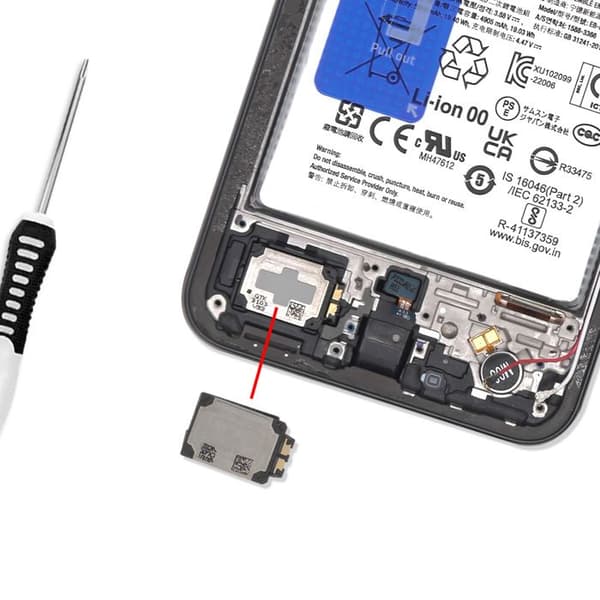 Extern Underspeaker för Galaxy A34 5G / A33 5G Svart