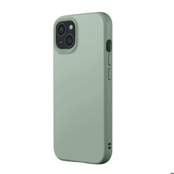 Skal för iPhone 15 Plus Modell SolidX Ultra-resistent Rhinoshield Grön salvia