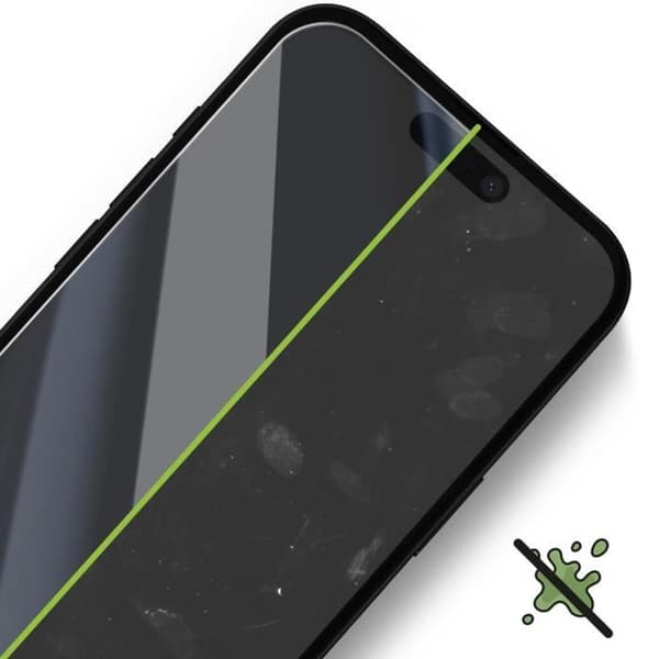 Skärmskydd - Härdat Glas - iPhone 16 Plus - Hårdhet 9H - Represistent - Transparent
