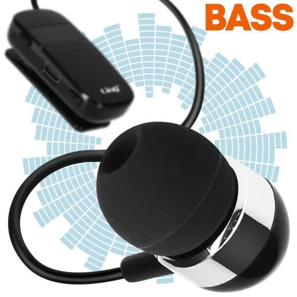 Bluetooth-headset - LinQ - R8344 - Batteritid 10h - Retractable kabel - Multipoint