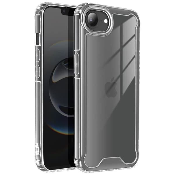Coque - AVIZAR - iPhone 16e - Styv - Transparent - Förstärkta hörn