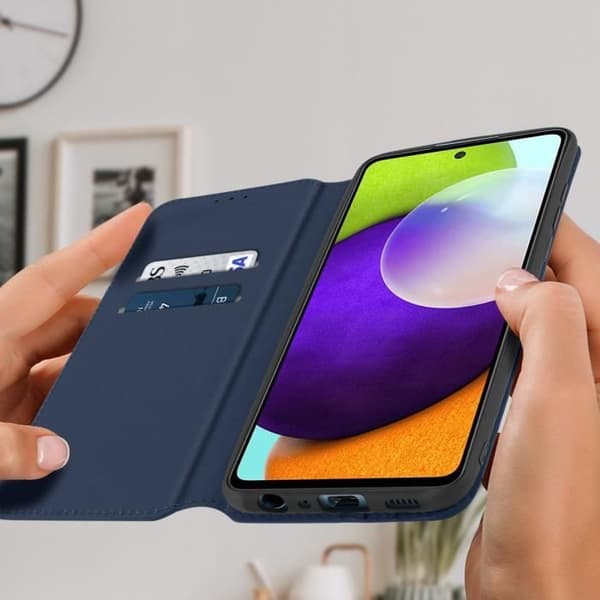 Hölster - Samsung - Galaxy A72 - Folio - Plånbok - Blå