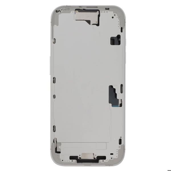 Centralt chassi för iPhone 16, exakt och säker passform, vit