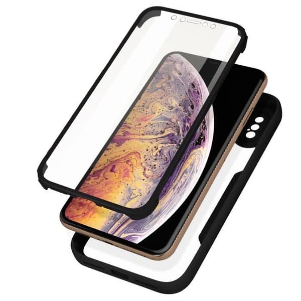 Helhetsskal - MÄRKE - iPhone XS Max - Stötsäker - Synlig design - Robust plexiglas