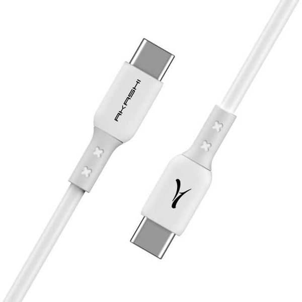 USB-kabel AKASHI ALTCABLTCTCWH