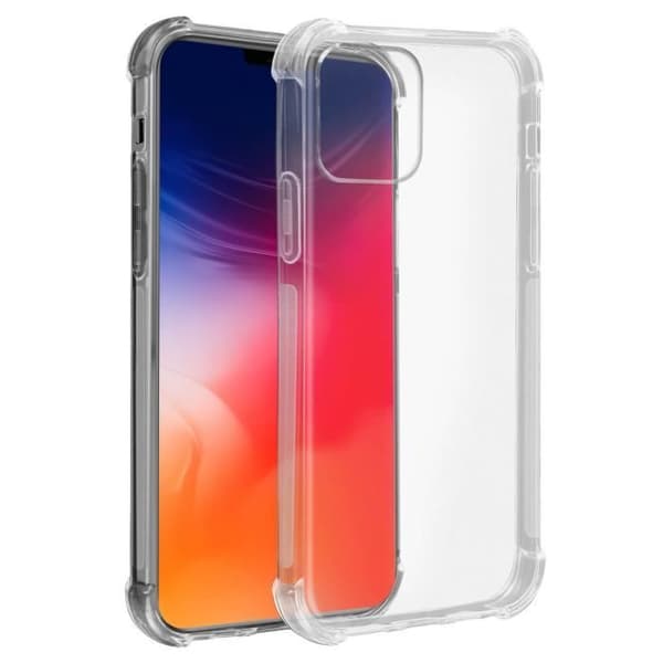 Coque iPhone 12 / 12 Pro - Flexibel - Stötsäker - Transparent - Silikon - Vit
