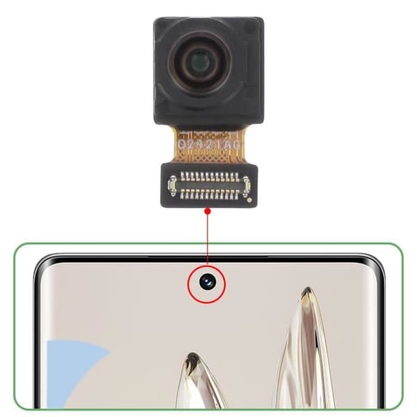 Frontkamera - AVIZAR - Honor 70 - 32MP Selfie Sensor - Svart