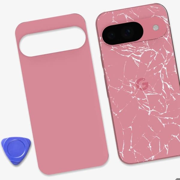 Ersättning bakglas för Google Pixel 9 Rosa