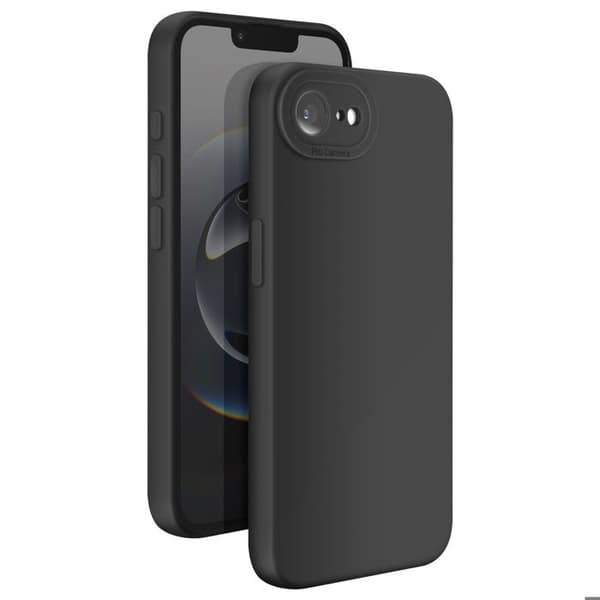 Coque - Silikon - iPhone 16e - Svart - Mjuk - Elegant