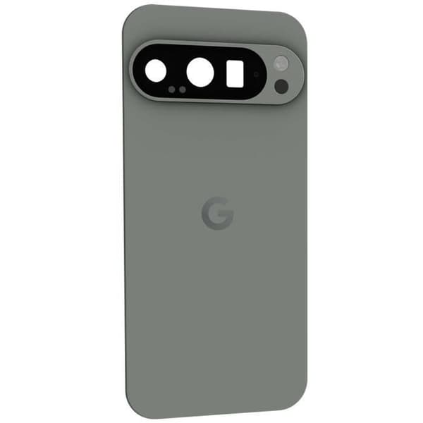 Bakre glas för Google Pixel 9 Pro Original Service Pack Google Grön