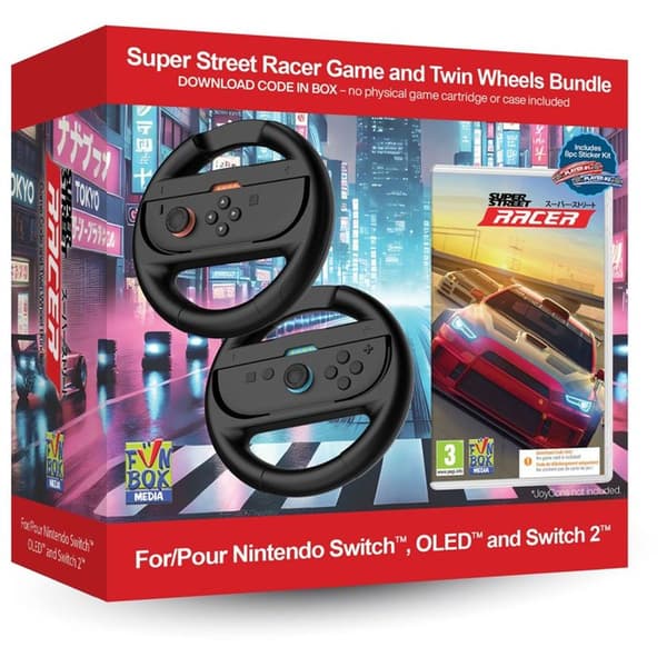 Super Street: Racer Twin Wheels Bundle til Nintendo Switch (downloadkode)