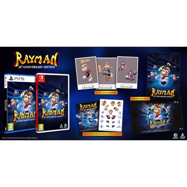 Rayman 30-vuotisjuhlapainos Nintendo Switchille