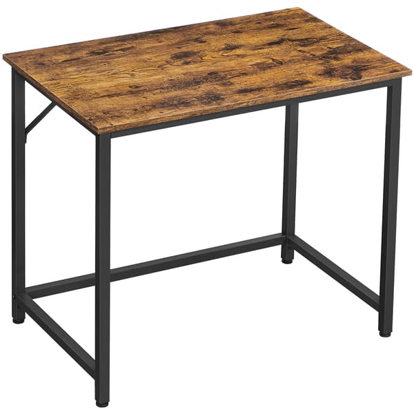Leobert - Skrivebord - Rustik Brun/Sort - 80X50X75 Cm