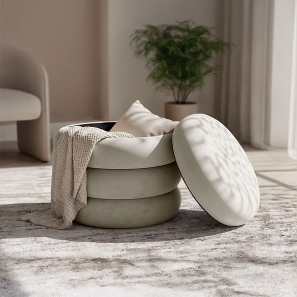 Akord Snuggo Puf, Creme