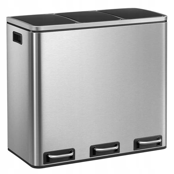 Sopkorg Ltb54Nl, 3×18 L (54 L), Silverfärgad