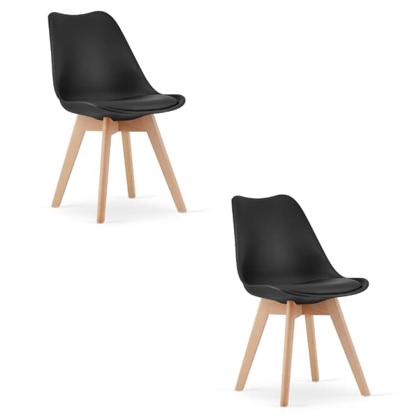 Leobert Stol Mark Sort X 2 61X40X50