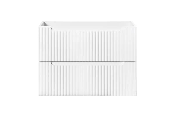 Vaskeskab 80 Cm Med 2 Skuffer - Hvid
