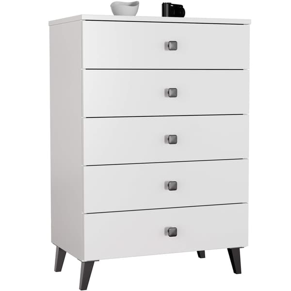 Akord Skænk Mobi Hvid/Sort 60x37x89