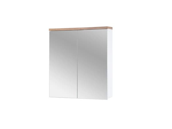 Spejlskab 60 Cm Med 2 Døre - Hvid
