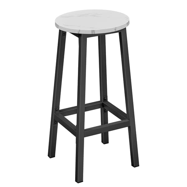 Leobert Barstol - Marmor/Sorte Ben 67X8X35
