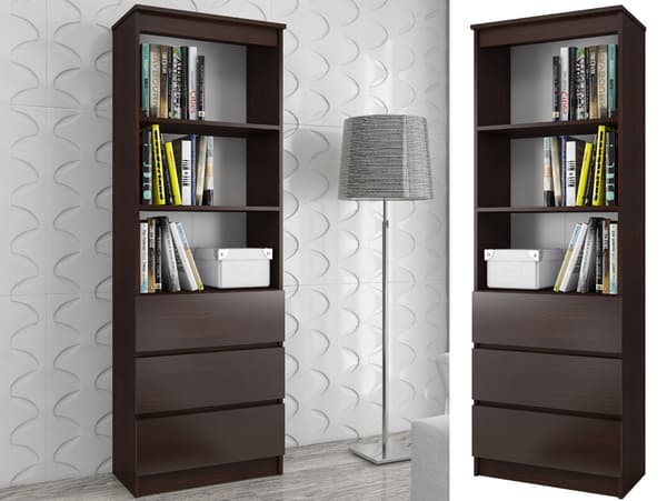 Akord Reol Wenge 60x35x180