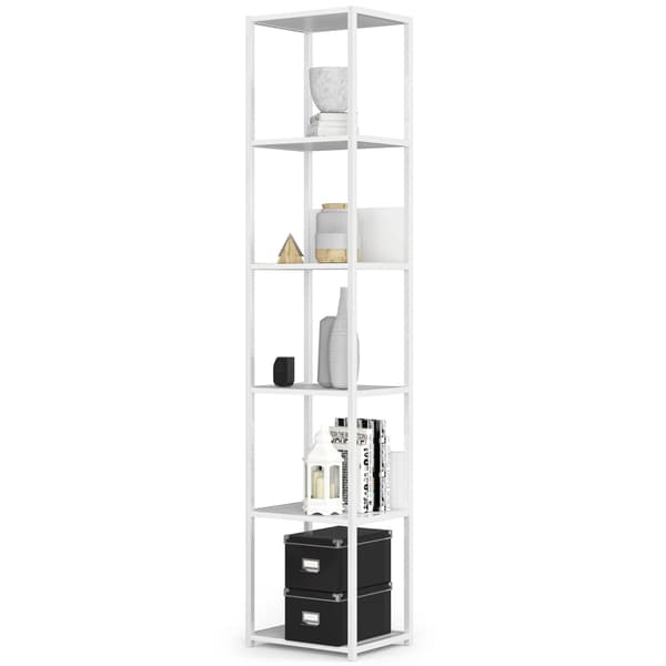 Akord Loft-metalreol, hvid