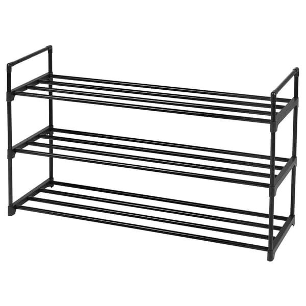 Leobert - Skoskab - Sort - 92X30X55 Cm