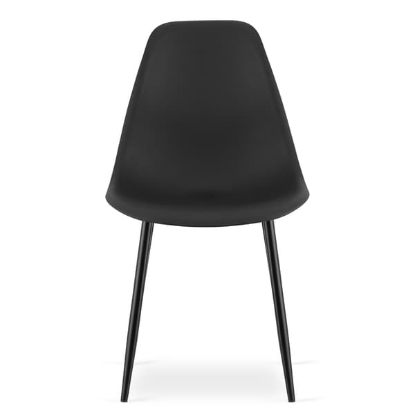 Leobert - Spisebordssæt - Wat - Sort - 120 Cm - 5 Dele