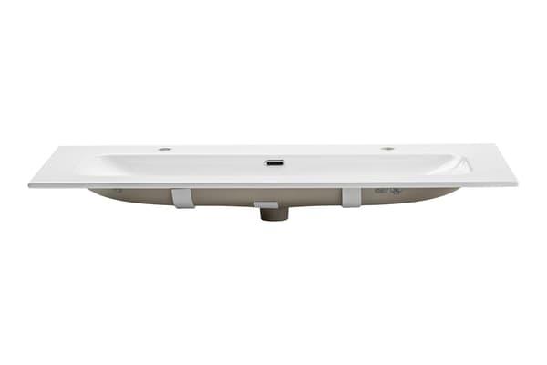 Ovanpåliggande Tvättställ 120 Cm - Vit Högglans