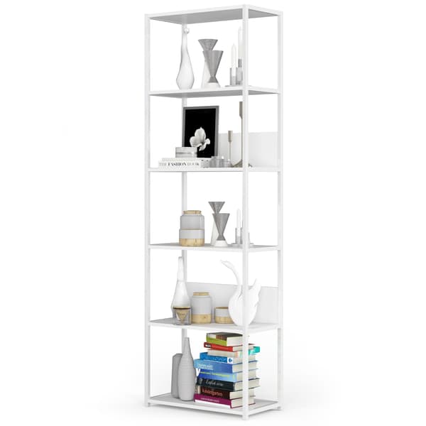 Akord Loft-metalreol, hvid