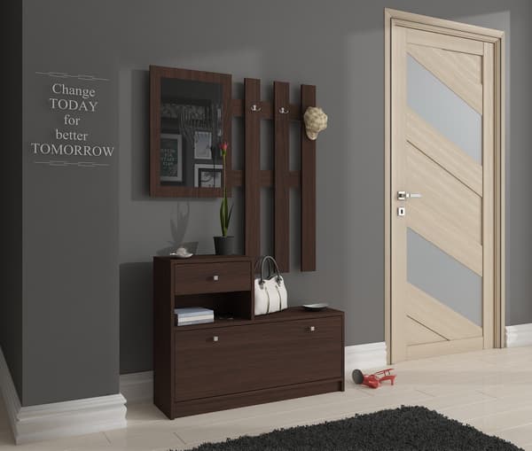 Akord Hallmöbelset Wenge 90X25X170