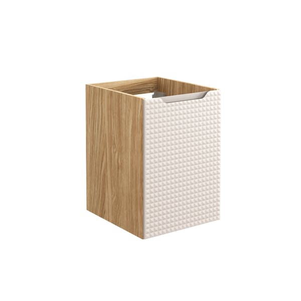 Sidoskåp 40 Cm Med 1 Dörr - Oljad Ek, Beige