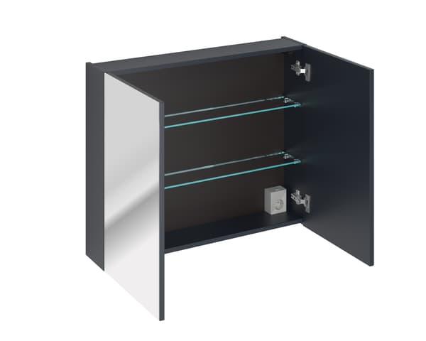 Peilikaappi 80 Cm, 2 Ovea