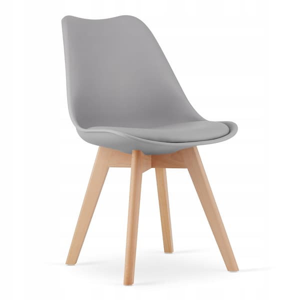 Bord 80X80 I Sonomaek Med 4 Stolar Mark, Gråa