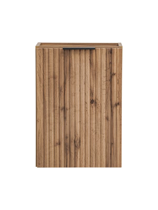 Vaskeskab 40 Cm Med 1 Dør - Adel-Eg, Mat Sort
