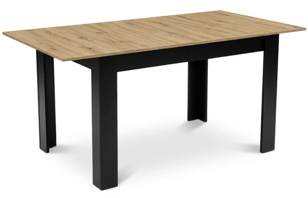 Leobert - Bord - Artisan-Eg Sorte Ben - 160X80 Cm