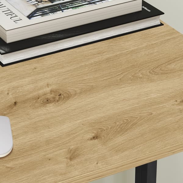 Leobert - Skrivebord - Artisan-Eg/Sorte Ben