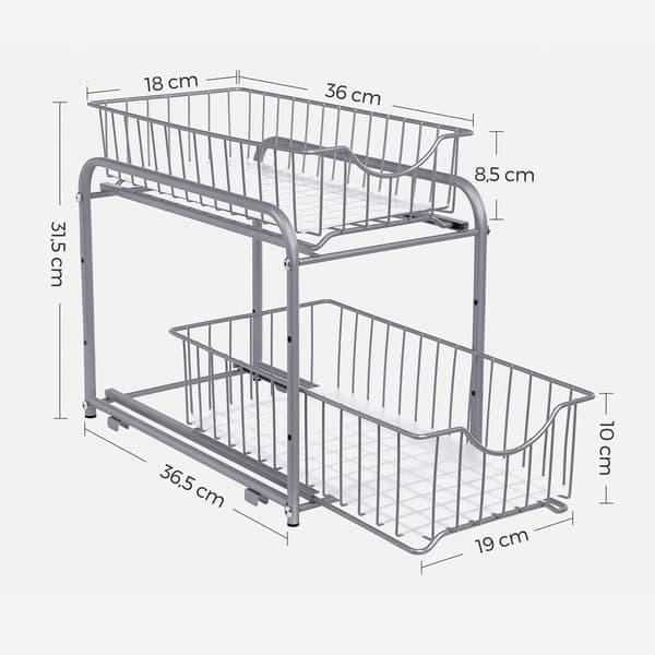 Leobert - Organizer - Medallic Grå - 21X36,5X27,2 Cm